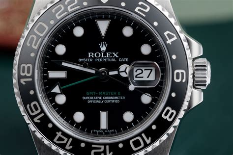 rolex gmt green hand|Rolex gmt master 2 green.